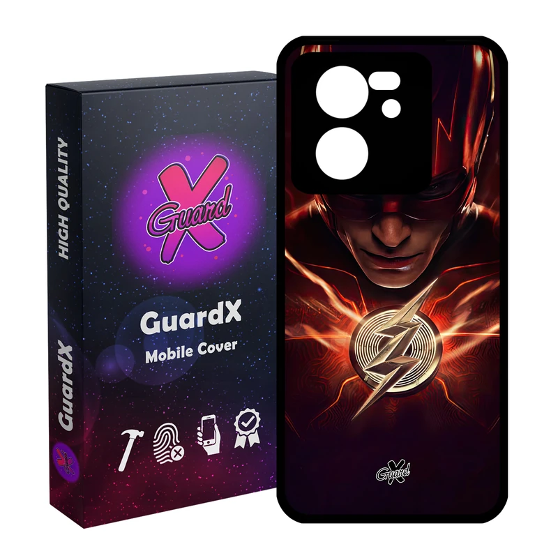 کاور گارد ایکس طرح فلش مدل Glass10599 مناسب برای گوشی موبایل شیائومی 13T/13T Pro/Redmi K60 Ultra