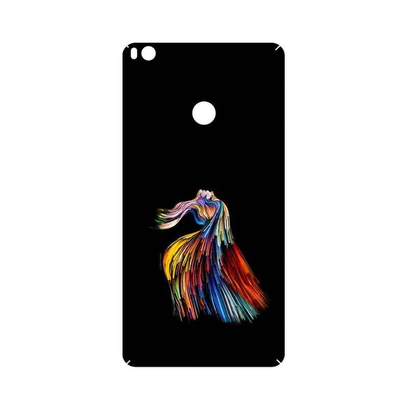 برچسب پوششی ماهوت مدل Rainbow Hair Digital Art مناسب برای گوشی موبایل شیائومی Mi Max 2