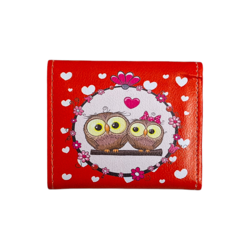 کیف پول زنانه مدل جغد قلب و عشق