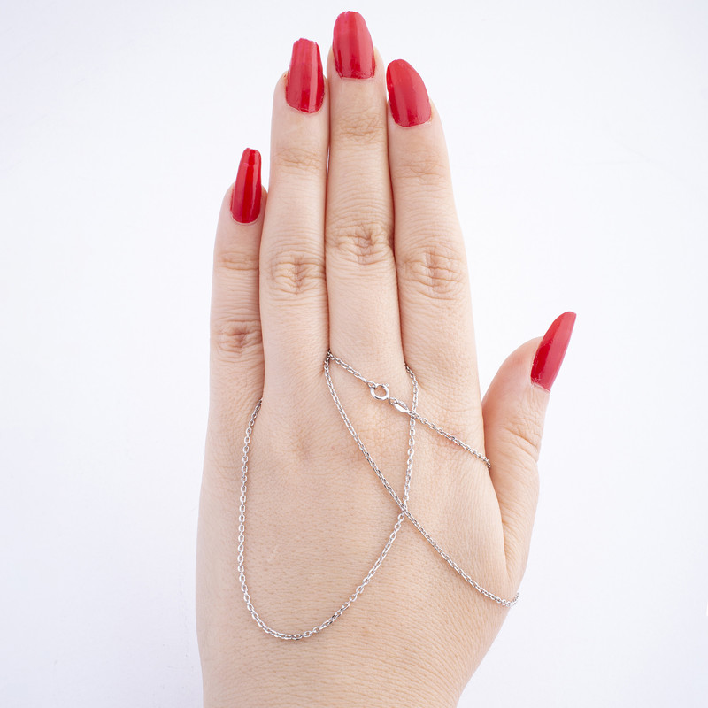 زنجیر نقره زنانه آمیتیس مدل فلامینگو کد AMT-Z012