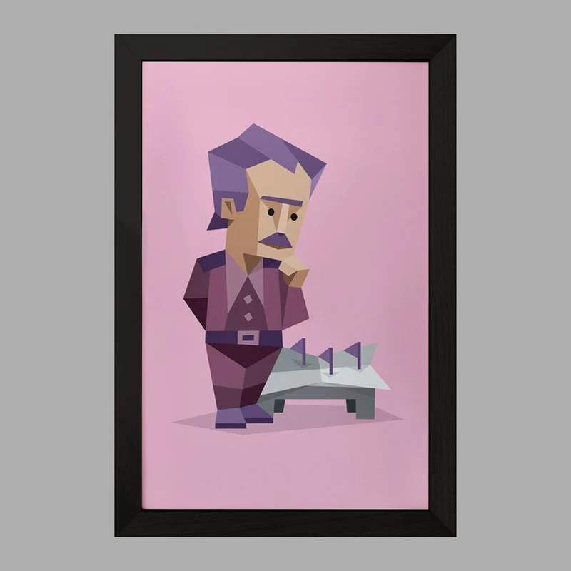 تابلو خندالو مدل تایپ شخصیتی روشنفکر INTJ  کد 7711