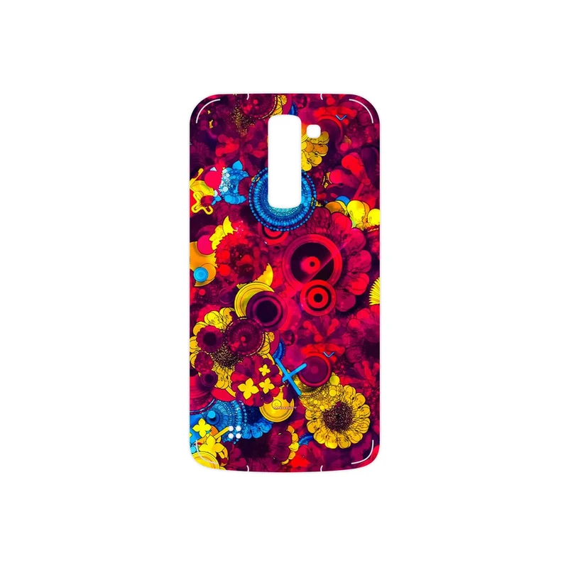 برچسب پوششی ماهوت مدل Vector Flower Garden Digital Art مناسب برای گوشی موبایل ال جی K10