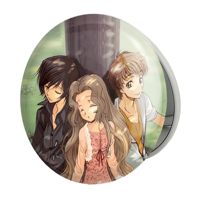 آینه جیبی خندالو طرح انیمه کد گیاس Code Geass مدل تاشو کد 13075 