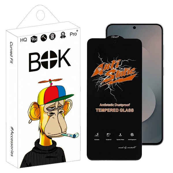 محافظ صفحه نمایش بوک مدل Antistatic Visio مناسب برای گوشی موبایل سامسونگ Galaxy S25 FE