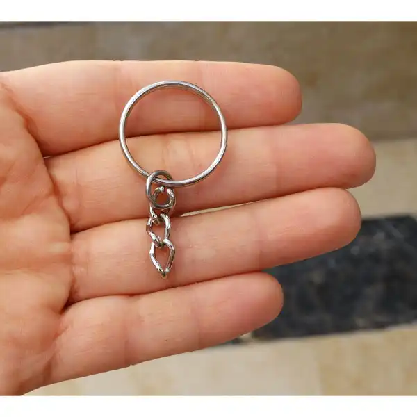 حلقه جاکلیدی کد 123 مجموعه 10 عددی