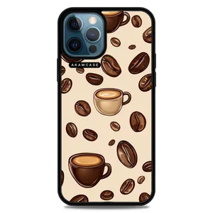 AKAM AMC-WA12PROMAX-COFFEE-10 Cover For Apple iPhone 12 Pro Max