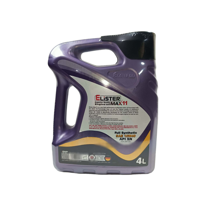 روغن موتور خودرو الیستر ایل مدل MAX11 حجم چهار لیتر