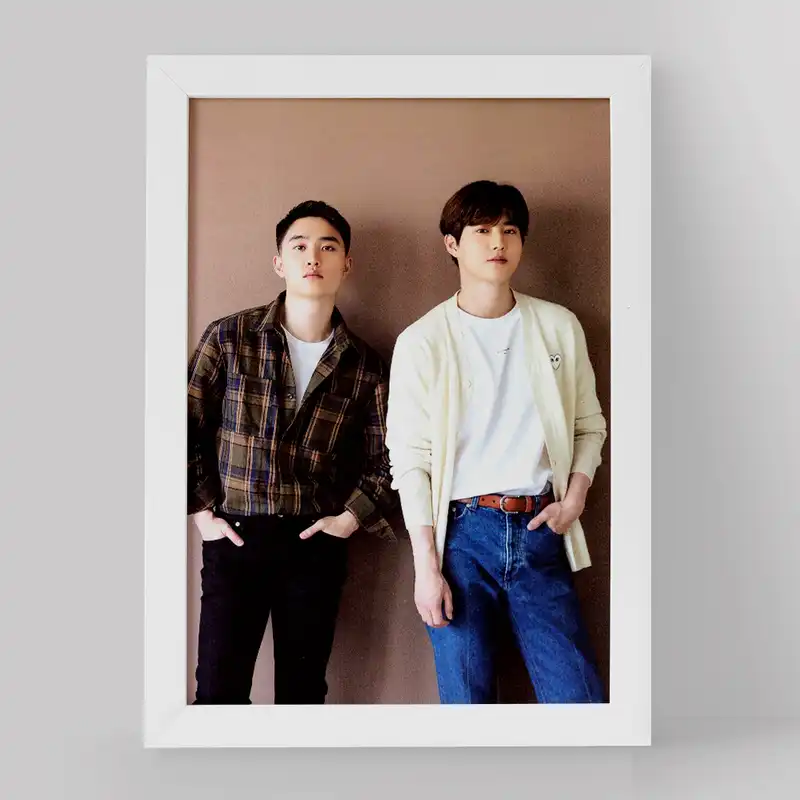 تابلو خندالو مدل سهو و کیونگسو گروه اکسو EXO کد 16854