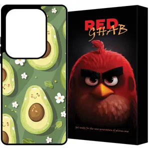  RED GHAB RCHAPN13P Cover For Xiaomi Redmi Note 13 Pro 4G / Poco M6 Pro 4G