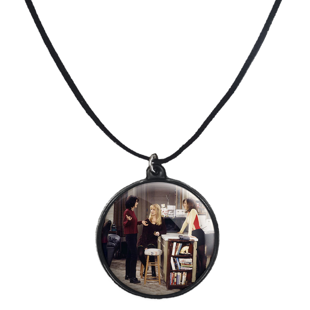 گردنبند پرمانه طرح فرندز کد pmb.18946 مدل دو طرفه