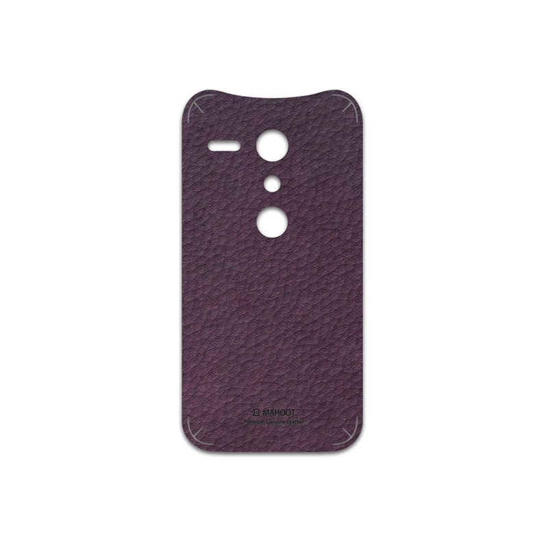 برچسب پوششی ماهوت مدل Purple-Leather مناسب برای گوشی موبایل موتورولا Moto G