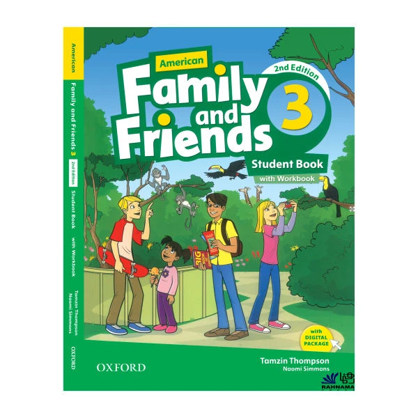 کتاب American family and friends 3 2nd edition اثر جمعی از نویسندگان انتشارات رهنما