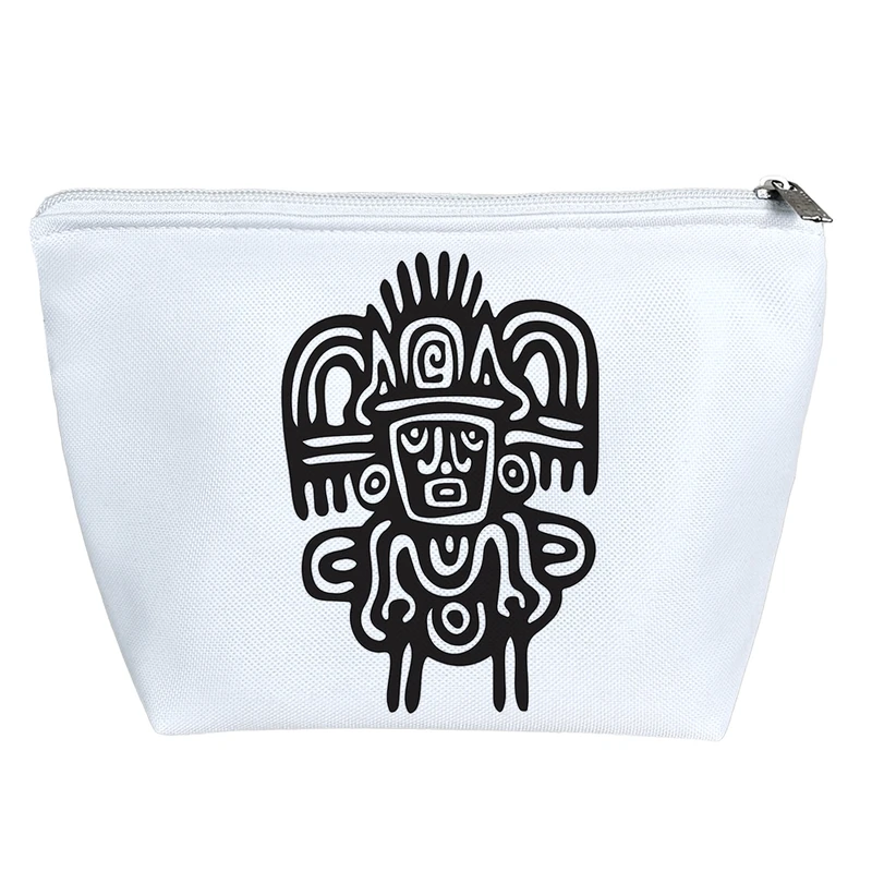 کیف لوازم آرایش دخترانه خندالو مدل نقش آدم اولیه کد 7439