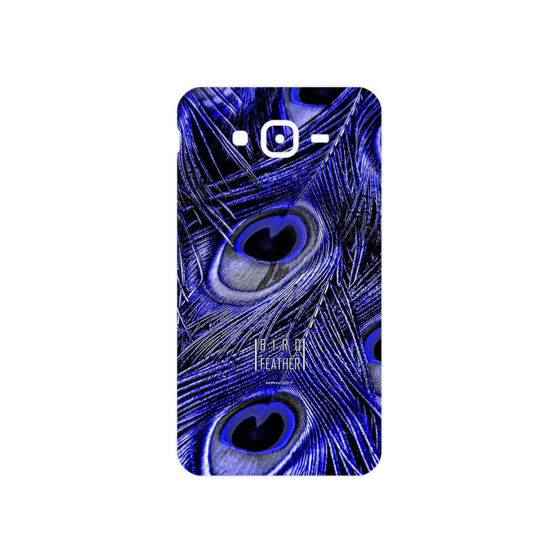برچسب پوششی ماهوت مدل Purple Feather مناسب برای گوشی موبایل سامسونگ Galaxy J7 Core
