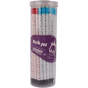 مداد مشکی ام کیو با درجه سختی HB کد H47 بسته 48 عددی