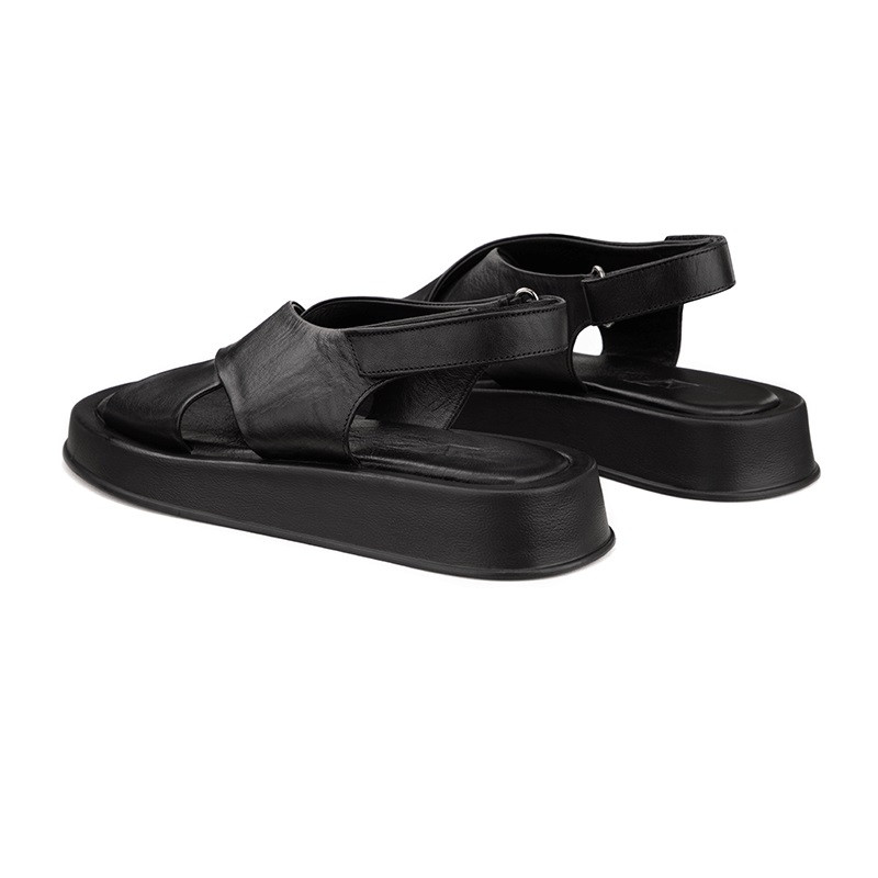 صندل زنانه چرم مشهد مدل j2564