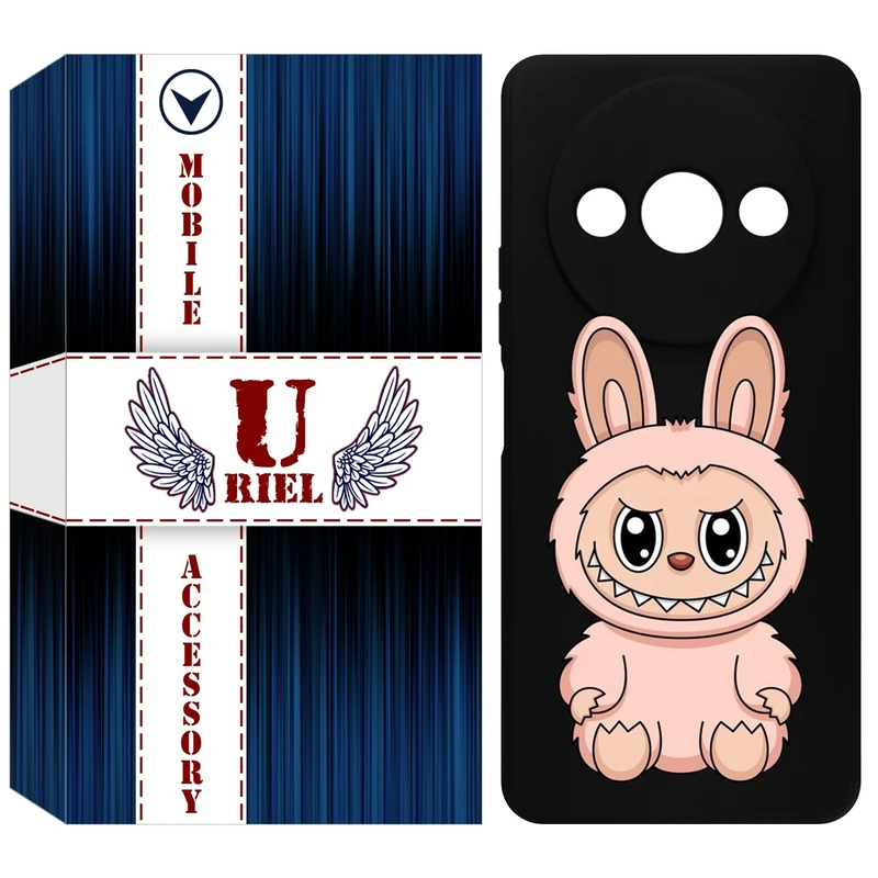 کاور یوریل مدل KSH کد 138 طرح عروسک لبوبو مناسب برای گوشی موبایل شیائومی Redmi A3 / A3x