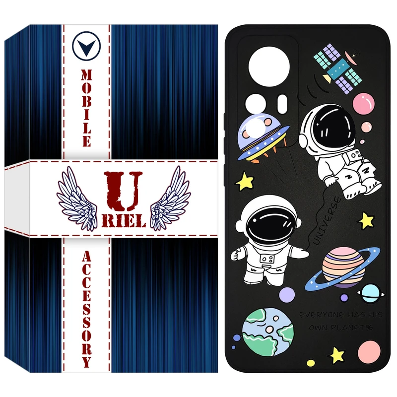 کاور یوریل مدل KSH کد 25 طرح فضانوردان مناسب برای گوشی موبایل شیائومی 12T