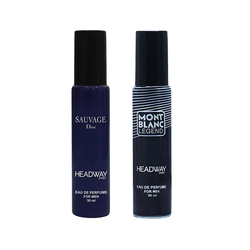عطر جیبی مردانه هدوی استوری مدل مون بلان لجند و دیور ساواج حجم 30 میلی لیتر مجموعه 2 عددی