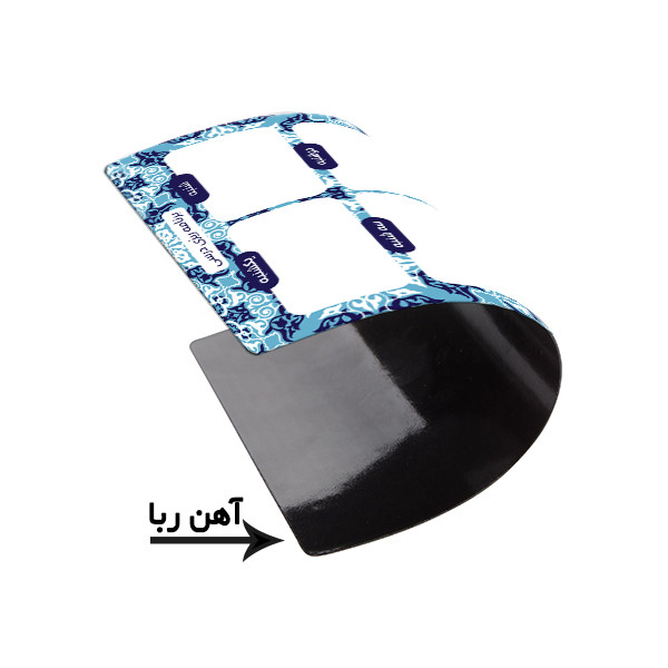 تخته وایت برد لاژید مدل برنامه ریزی درسی سایز 14x18 سانتی متر مجموعه 2 عددی