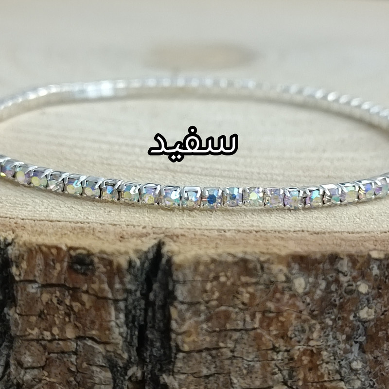دستبند زنانه مدل نگین دار شاینی