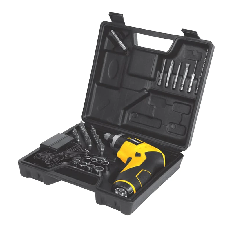 پیچ گوشتی شارژی 3.6 ولت کنزاکس مدل 8203 مجموعه 42 عددی