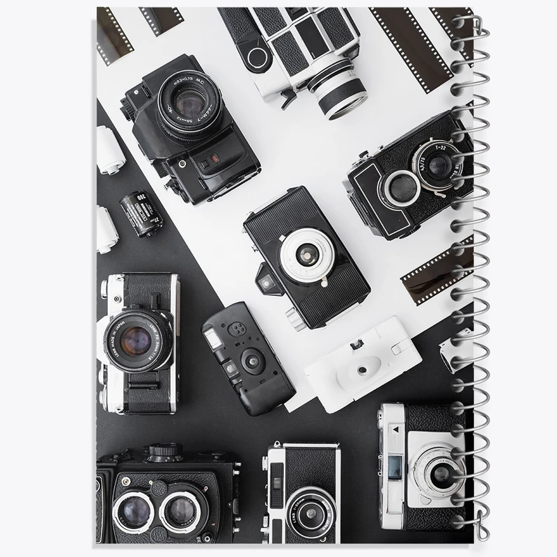 دفتر شطرنجی 50 برگ خندالو مدل دوربین عکاسی کد F2360