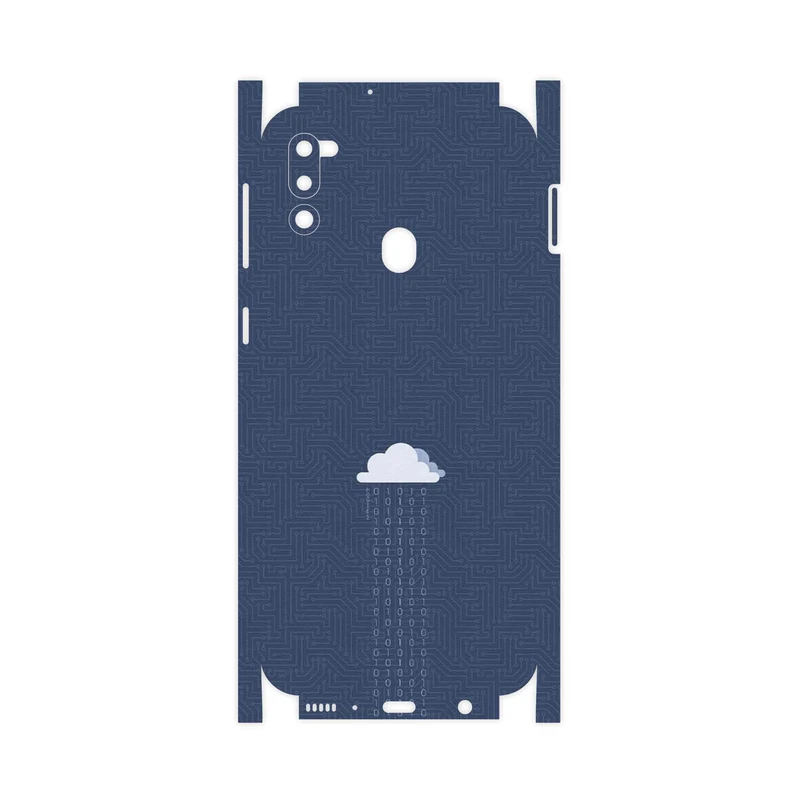 برچسب پوششی ماهوت مدل Minimal Data Cloud-FullSkin مناسب برای گوشی موبایل سامسونگ Galaxy M21 (2021) Edition