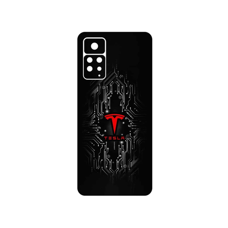 برچسب پوششی ماهوت مدل TESLA مناسب برای گوشی موبایل شیائومی Redmi Note 11 Pro Plus 5G (India)