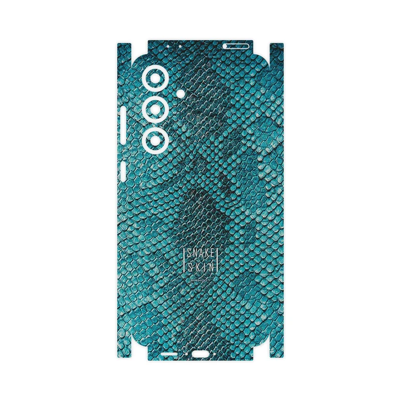 برچسب پوششی ماهوت مدل Blue Snake Skin-FullSkin مناسب برای گوشی موبایل سامسونگ Galaxy S24 FE