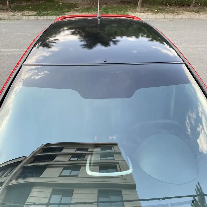 برچسب آفتابگیر شیشه جلو آرسی زد اسپرت مدل Wings207206 مناسب برای پژو 206 و 207