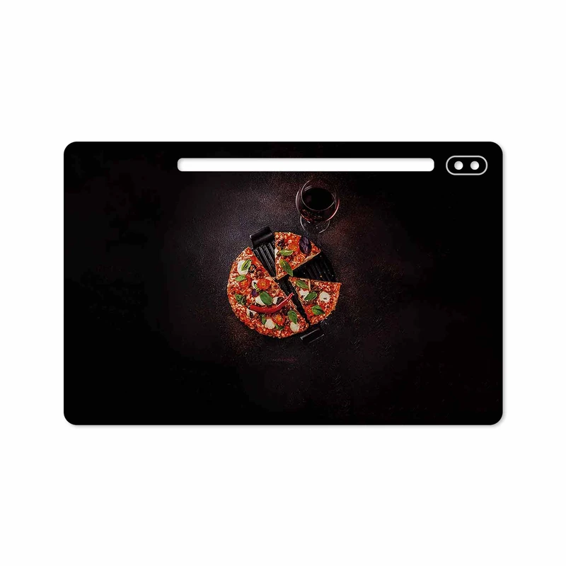 برچسب پوششی ماهوت مدل Pizza مناسب برای تبلت سامسونگ Galaxy Tab S6 2019 SM-T865