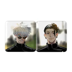 مگنت خندالو مدل گتو و گوجو ساتورو انیمه جوجوتسو کایزن Jujutsu Kaisen کد A234 مجموعه 2 عددی