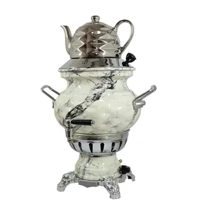 سماور گازی مدل عدسی  سه کاره ظرفیت 8 لیتر