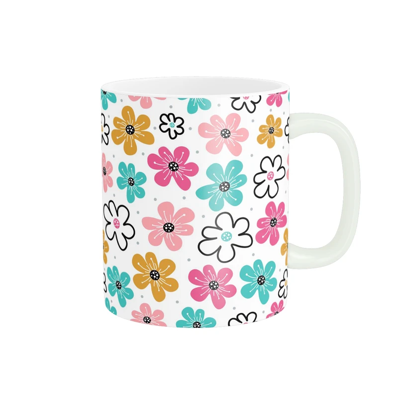 ماگ پاد آفرین طرح گل کد 2881