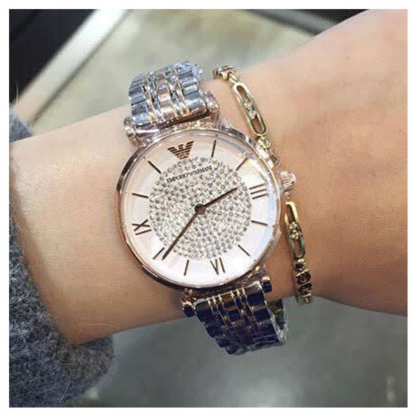 ساعت مچی عقربه ای زنانه امپریو آرمانی مدل AR8031