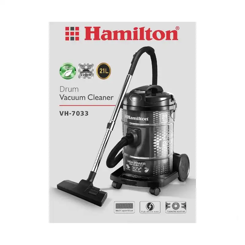 جاروبرقی سطلی همیلتون مدل VH-7033