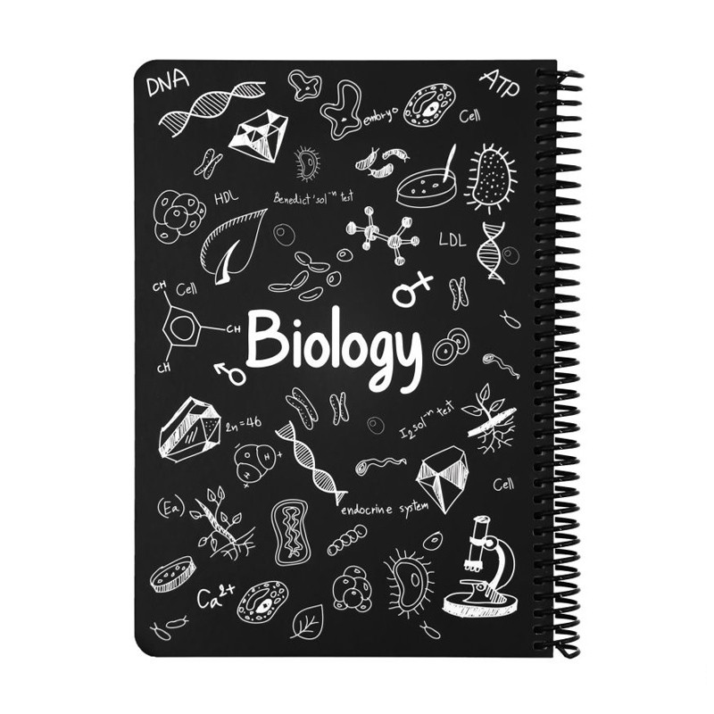 دفتر 100 برگ دات نوت طرح زیست شناسی مدل هارد کد B5