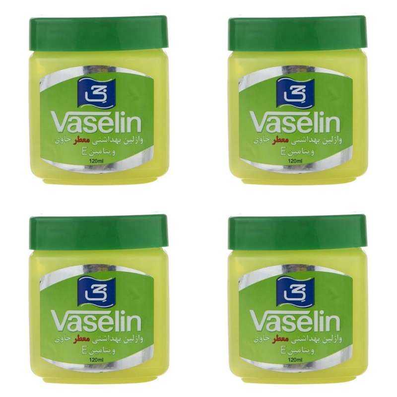وازلین جی کد 001 حجم 120 میلی لیتر مجموعه 4 عددی