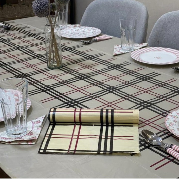 سفره یکبار مصرف فیلجون مدل ضخیم طرح بری بری رول 30 متری