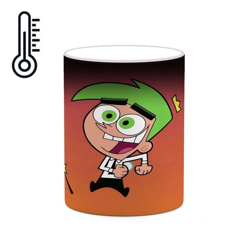 ماگ حرارتی کاکتی مدل کارتون The Fairly OddParents کد mgh23397