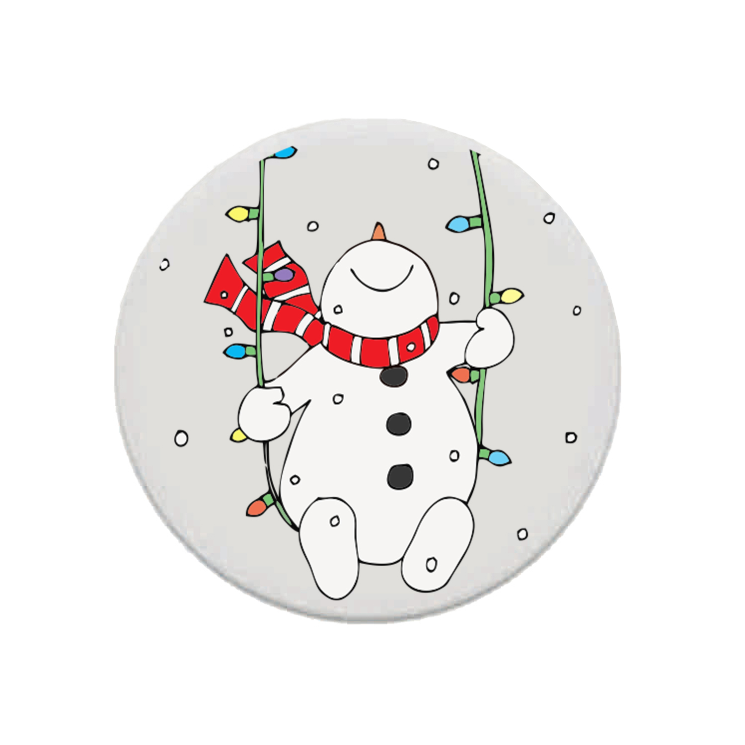 پایه نگهدارنده گوشی موبایل پاپ سوکت مدل Snowman