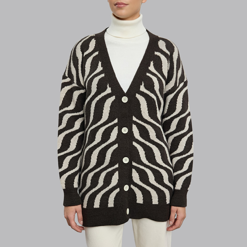 ژاکت زنانه مدل 839888583 طرح ترندیول