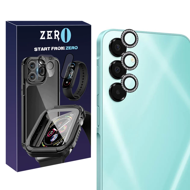 محافظ لنز دوربین زیرو مدل Ring Diamond ZR مناسب برای گوشی موبایل سامسونگ Galaxy A16