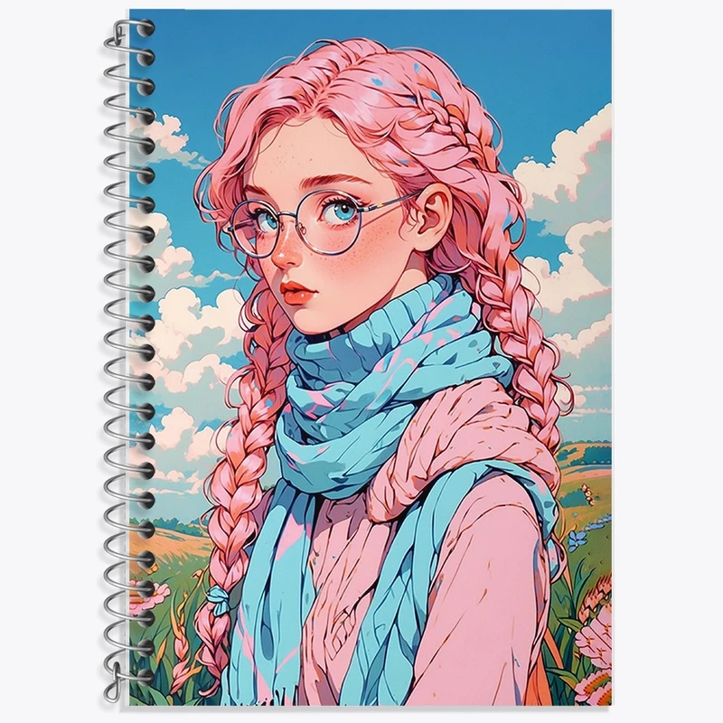 دفتر لغت 50 برگ خندالو طرح دخترانه کد F2757