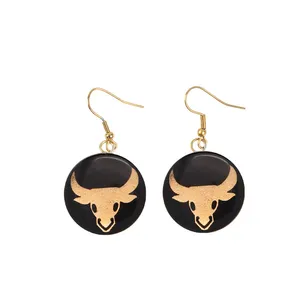 گوشواره طلا 24 عیار زنانه آلتین هنر مدل اردیبهشت کد 100024M