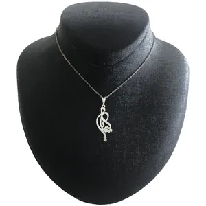 گردنبند نقره زنانه مدل کیمیا کد A-35