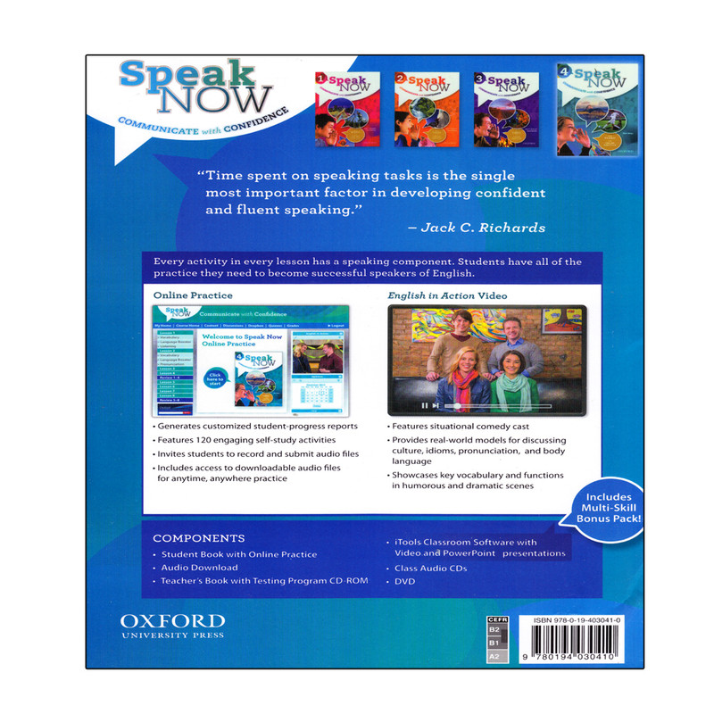 کتاب Speak Now 4 اثر Mari Vargo انتشارات الوند پویان