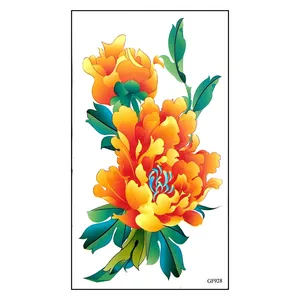 تتو موقت طرح گل کد GF928