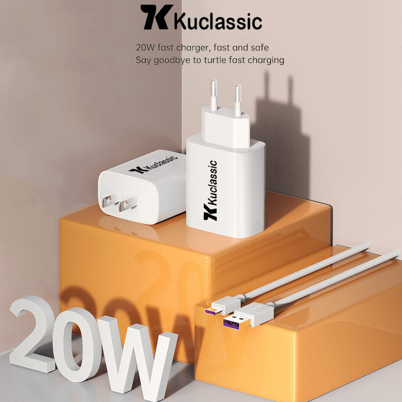 شارژر دیواری 20 وات کوکلاسیک مدل C3 به همراه کابل USB-C